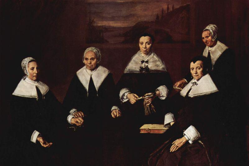 Frans Hals Gruppenportrat der Regentinnen des Altfrauenhospitzes in Haarlem